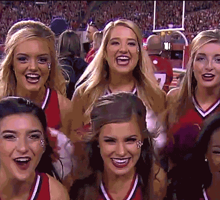 Nebraska Cornhusker Cheerleaders